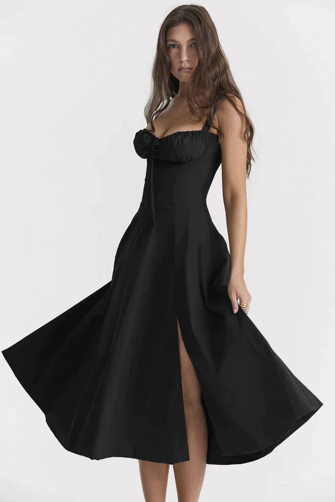 Kelly - Bustier dress with waist shaping